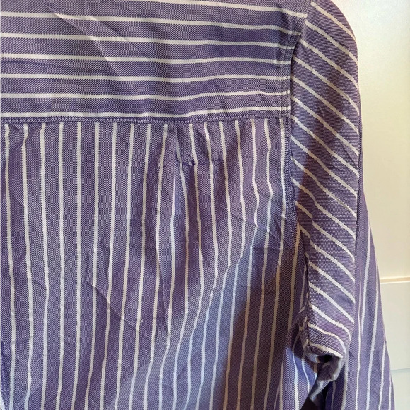 Frank & Eileen Purple Striped Women's Top - Picture 7 of 9